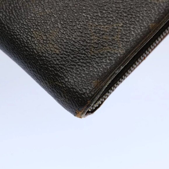 LOUIS VUITTON Monogram Porte Monnaie Zip Long Wallet M61727 LV Auth 62324 - Picture 15 of 16